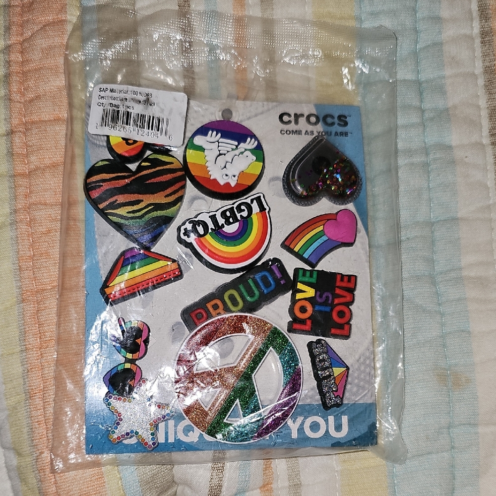 Crocs Pride Jibbitz Charm Set